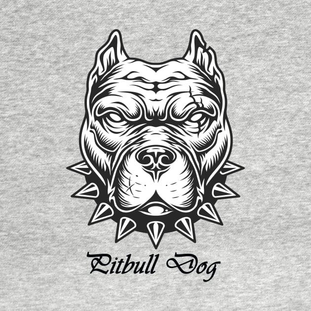 Face Pitbull dog by This is store